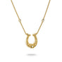 Horseshoe Necklace with White Zirconia Stones Elyndra | THOMAS SABO Australia