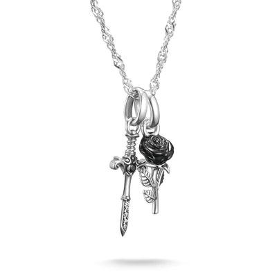 Necklace Sword and Rose Zirconia True Romance | THOMAS SABO Australia