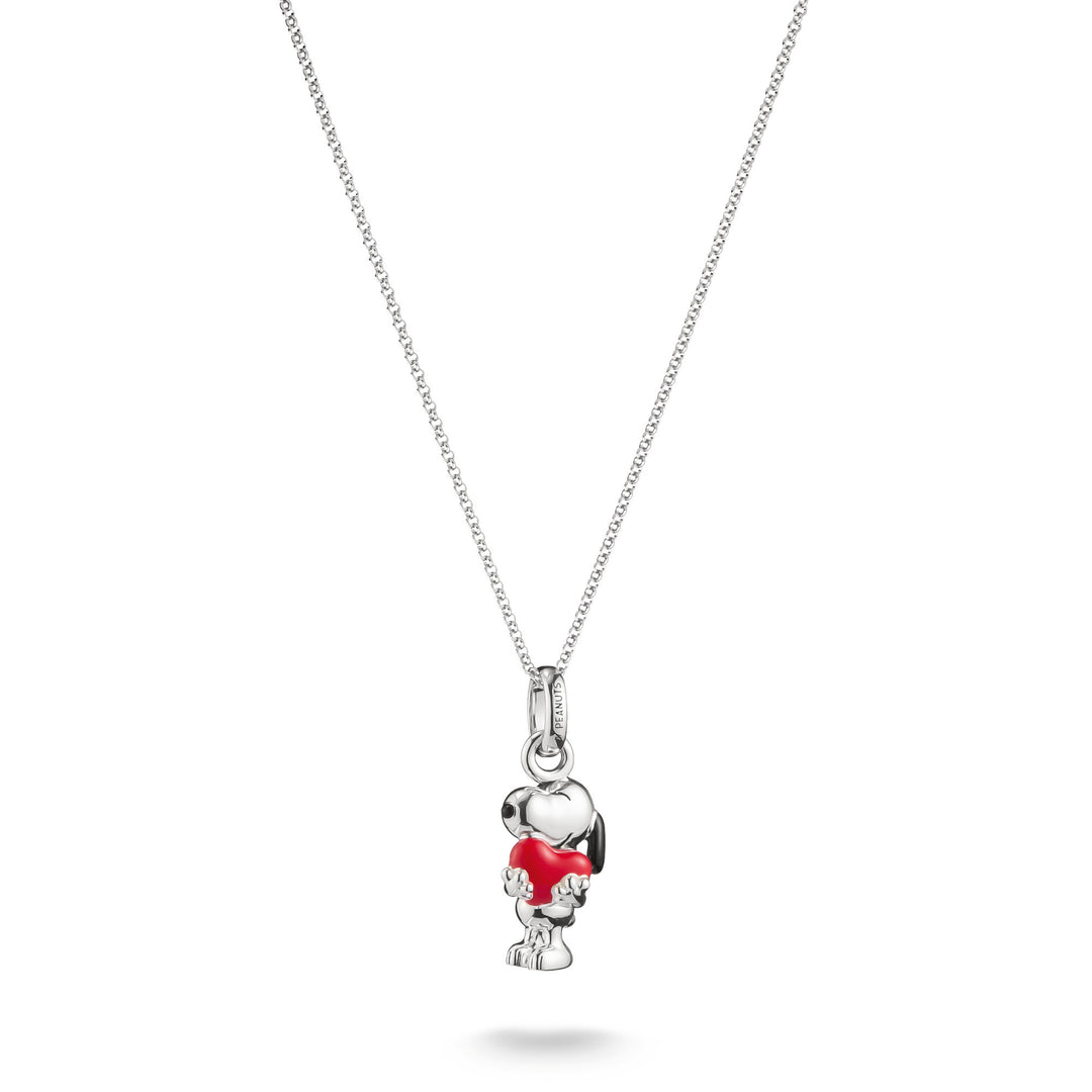 Snoopy with Heart Pendant PEANUTS Necklace