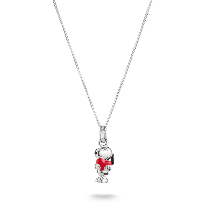 Snoopy with Heart Pendant PEANUTS Necklace