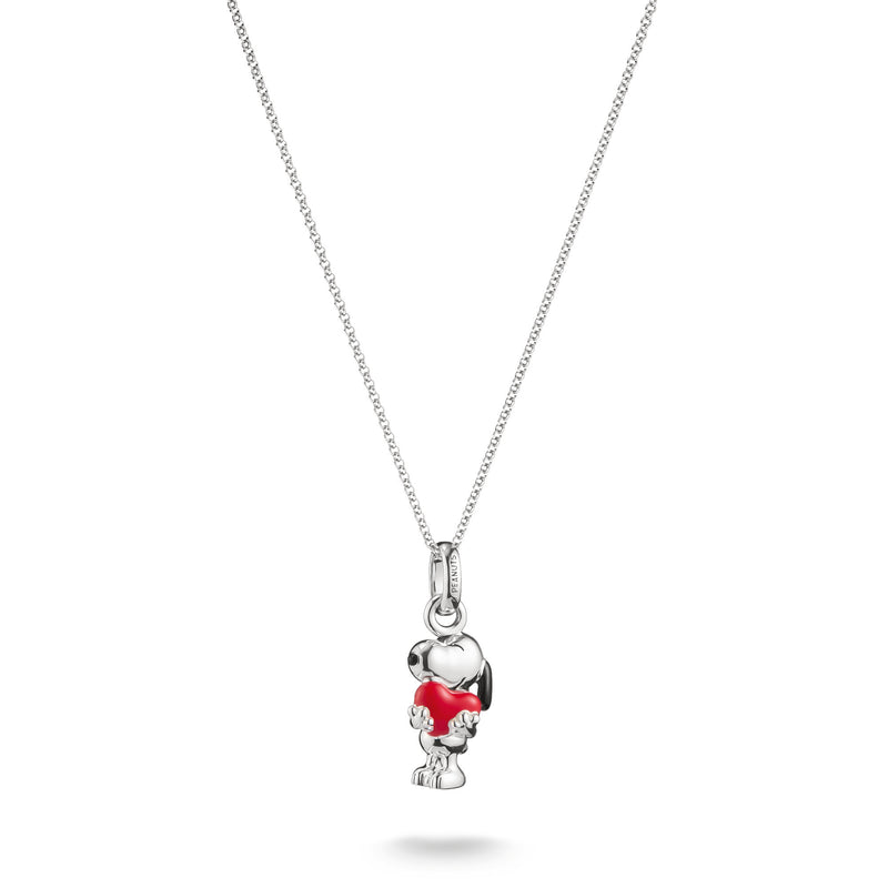 Snoopy with Heart Pendant PEANUTS Necklace