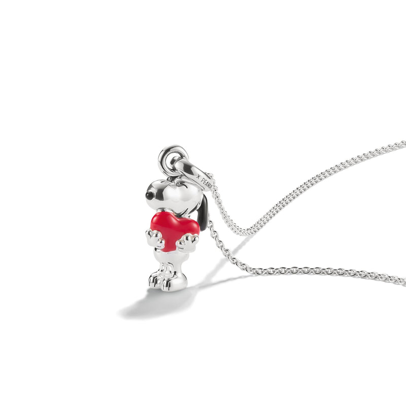 Snoopy with Heart Pendant PEANUTS Chain