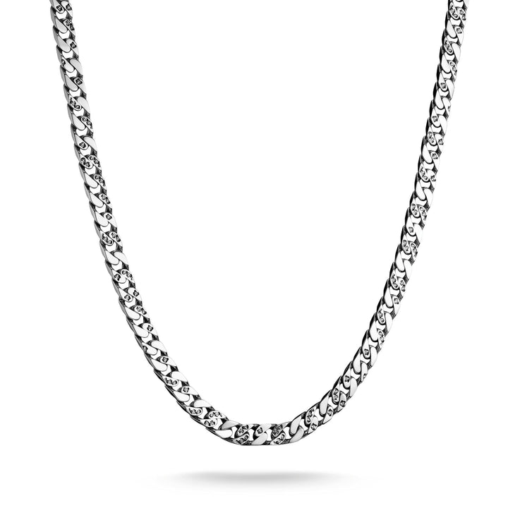 Necklace Curb Chain Skull Details Rebel Icons | THOMAS SABO Australia