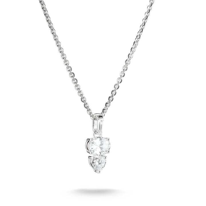 Necklace with Oval and Heart Zirconia Stones | THOMAS SABO Australia