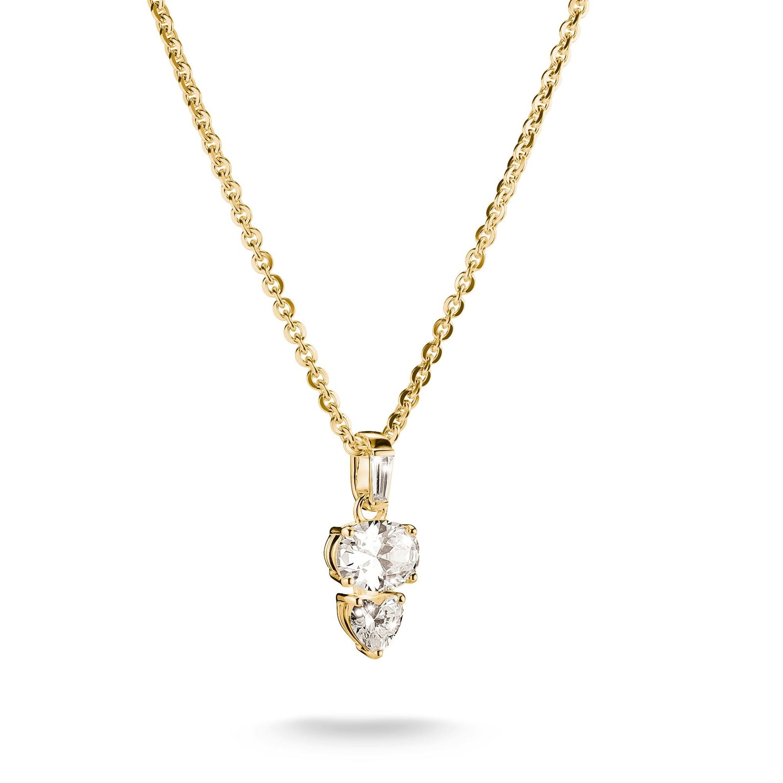 Necklace with Oval and Heart Zirconia Stones | THOMAS SABO Australia