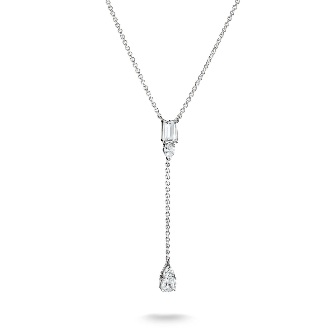 Y Necklace with White Zirconia Stones Bold Elegance | THOMAS SABO Australia