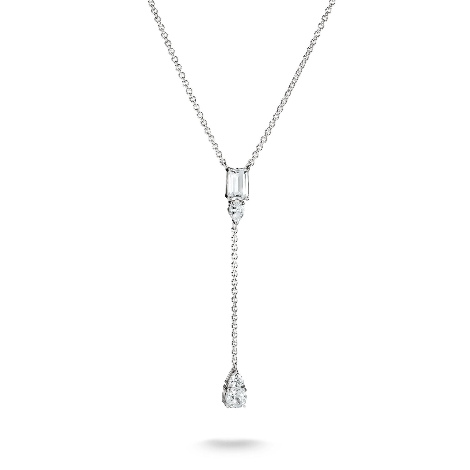 Y Necklace with White Zirconia Stones Bold Elegance | THOMAS SABO Australia