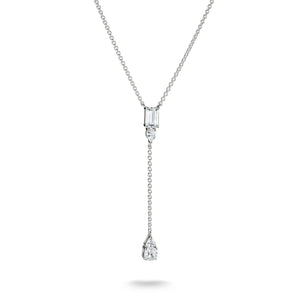 Y Necklace with White Zirconia Stones Bold Elegance | THOMAS SABO Australia