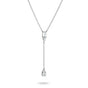 Y Necklace with White Zirconia Stones Bold Elegance | THOMAS SABO Australia
