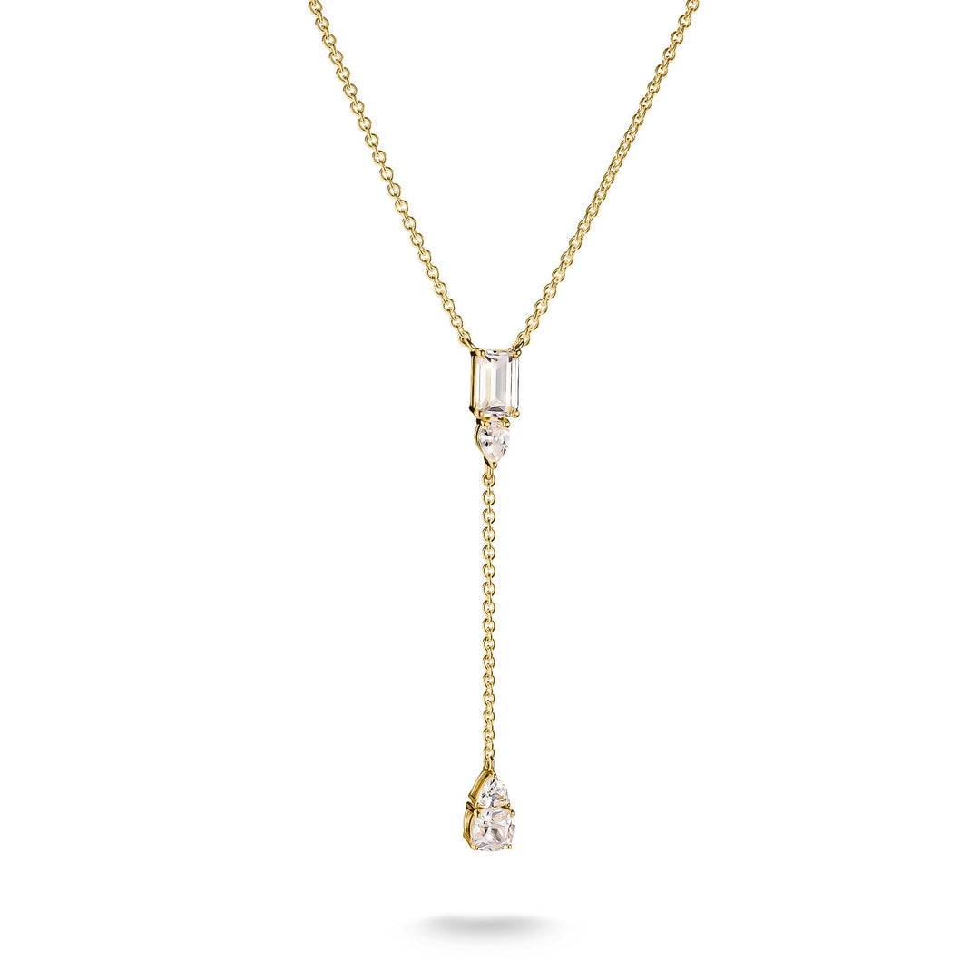 Y Necklace with White Zirconia Stones Bold Elegance | THOMAS SABO Australia