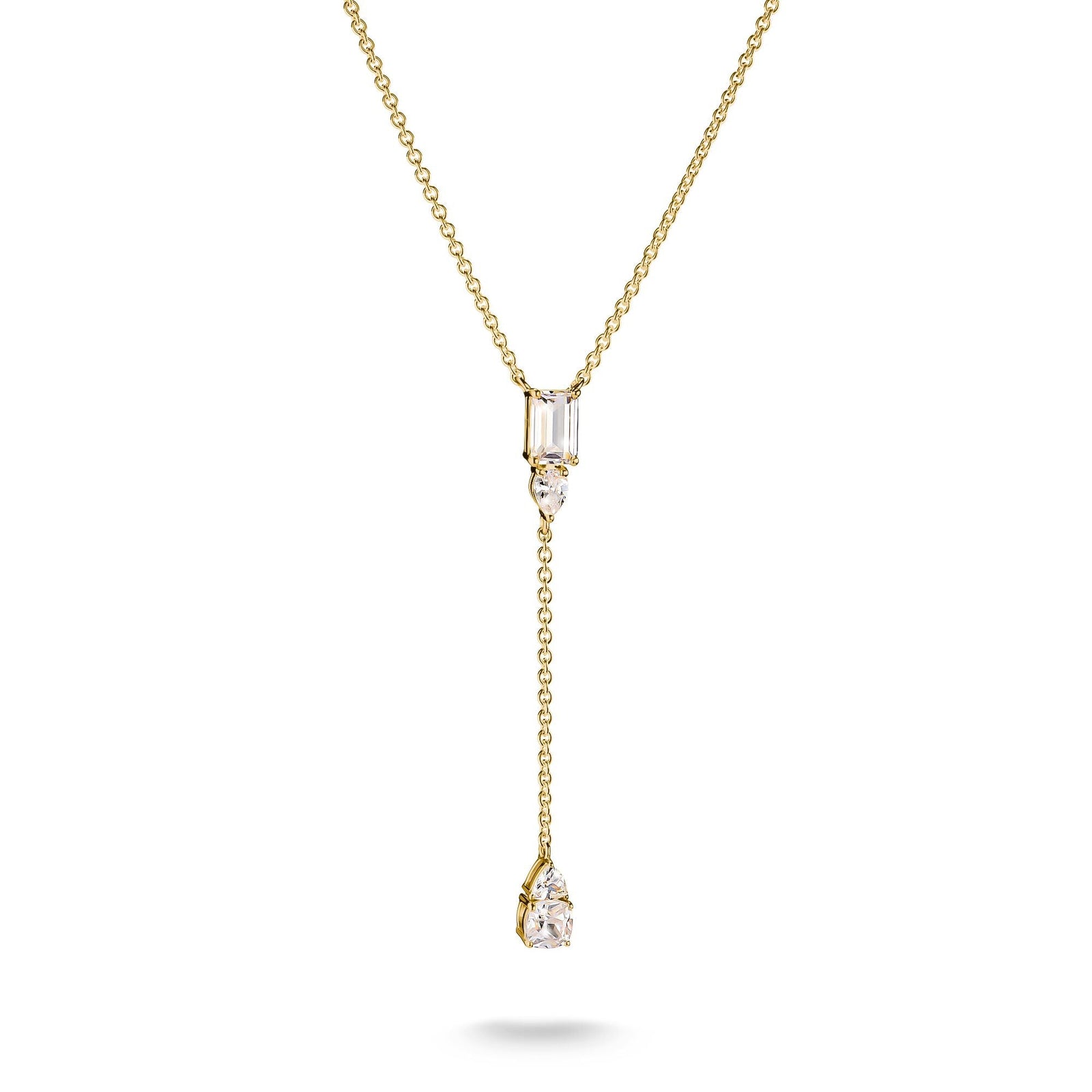 Y Necklace with White Zirconia Stones Bold Elegance | THOMAS SABO Australia