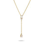 Y Necklace with White Zirconia Stones Bold Elegance | THOMAS SABO Australia