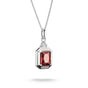 Necklace with Red Octagon Zirconia Pendant Elyndra | THOMAS SABO Australia