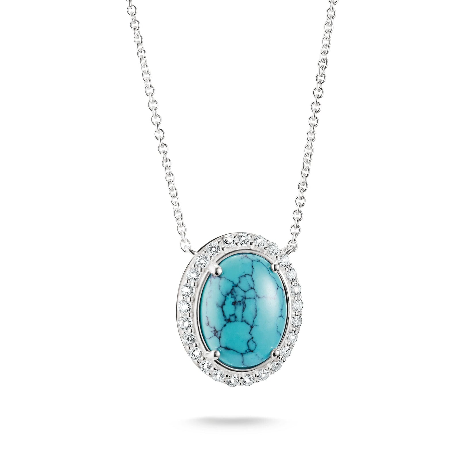 Chain with imitation turquoise and zirconia | THOMAS SABO Australia