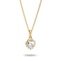 Chain with heart-cut zirconia