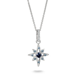 Necklace star with blue stones | THOMAS SABO Australia