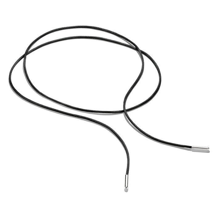 Textile Necklace Black