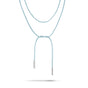 Textile Necklace Turquoise 