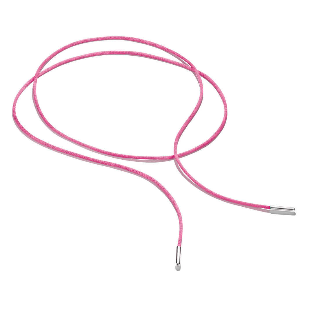 Textile Necklace Pink
