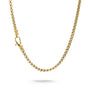 Gold-Tone Stainless Steel Box Chain Necklace 4mm | THOMAS SABO