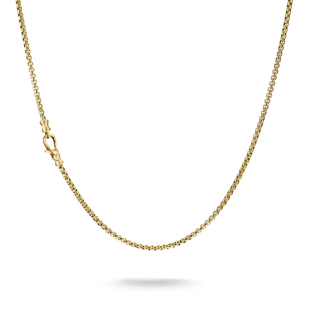Gold-Tone Stainless Steel Box Chain Necklace 2.7mm | THOMAS SABO