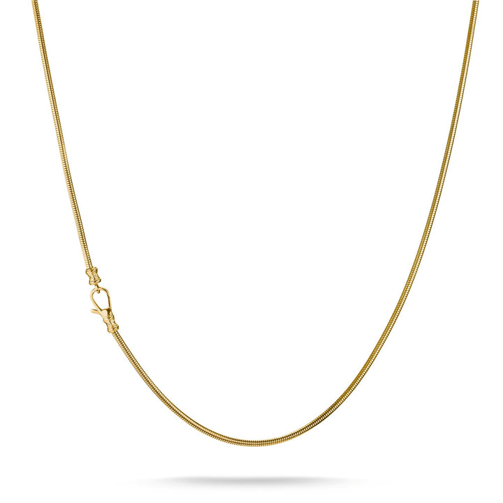 Gold-Tone Stainless Steel Snake Chain Necklace 2mm | THOMAS SABO