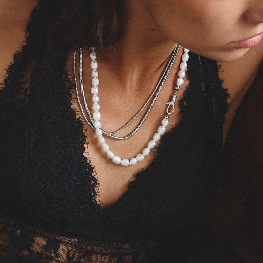 Stainless Steel Snake Chain Necklace 3.5mm
