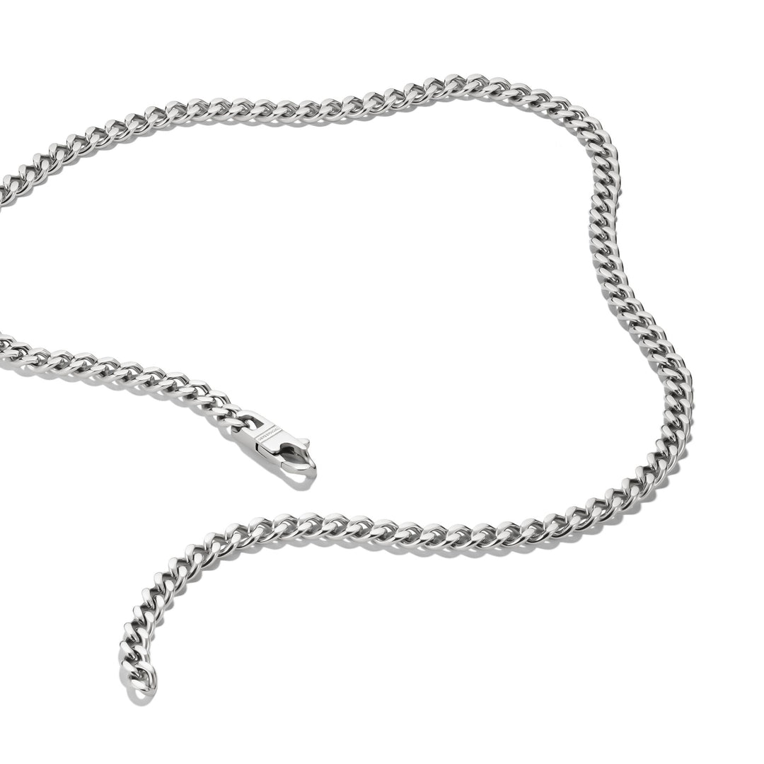 Stainless Steel Curb Chain Necklace 7mm