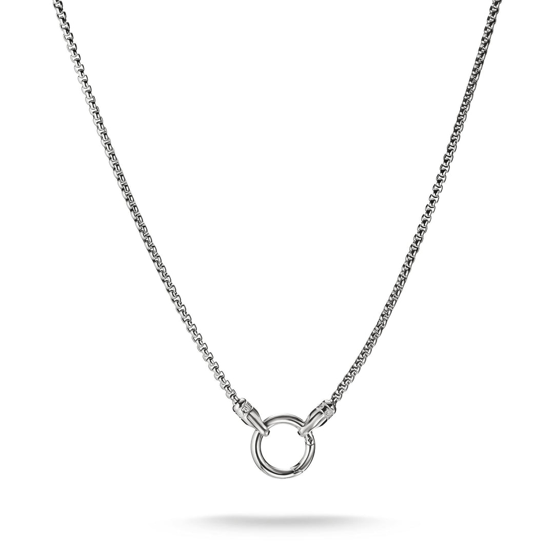 Stainless Steel Box Chain Necklace with Ring Clasp 2.7mm | THOMAS SABO
