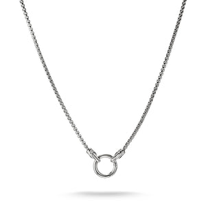 Stainless Steel Box Chain Necklace with Ring Clasp 2.7mm | THOMAS SABO