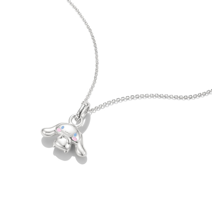 Hello Kitty Cinnamoroll Necklace, Silver-Plated