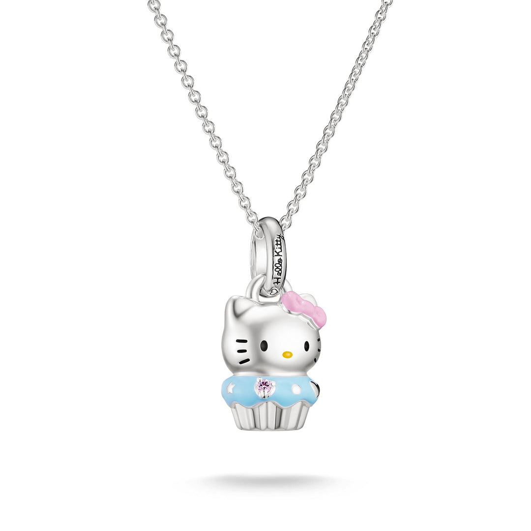 Hello Kitty Muffin Necklace, Silver-Plated | THOMAS SABO