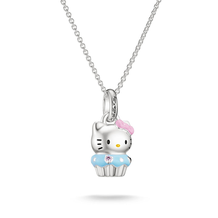 Hello Kitty Muffin Necklace, Silver-Plated | THOMAS SABO