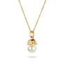 Hello Kitty Pompompurin Necklace with Pearl, Gold-Plated | THOMAS SABO
