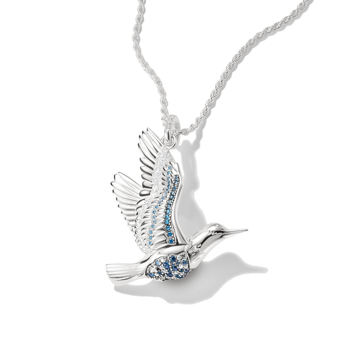 Pendant kingfisher with stones | THOMAS SABO Australia