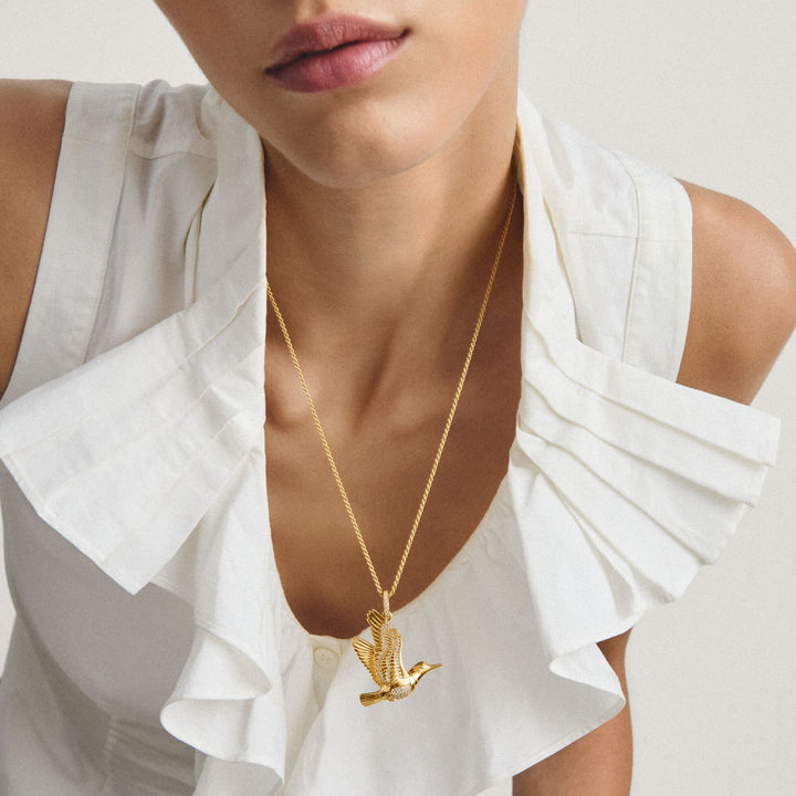 Pendant kingfisher with zirconia | THOMAS SABO Australia