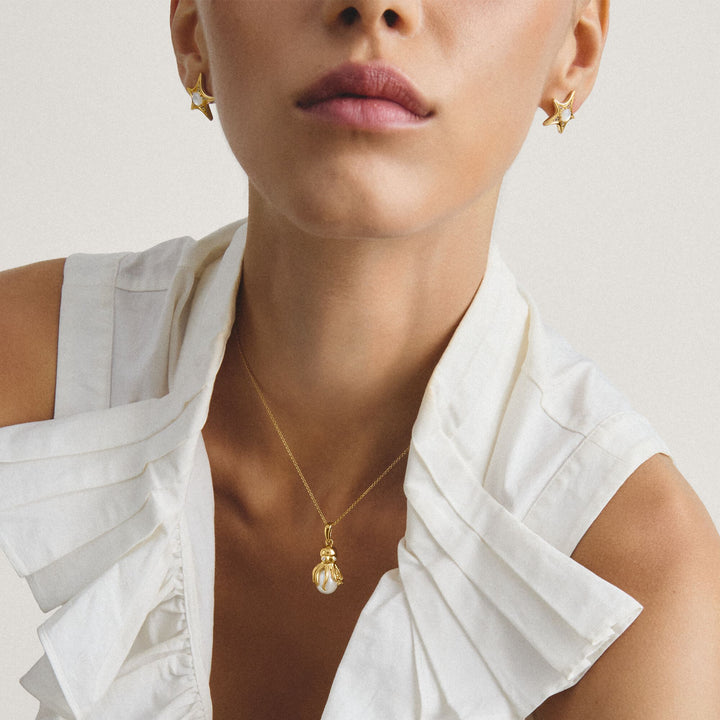 Pendant octopus with pearl | THOMAS SABO Australia