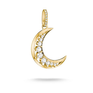 Pendant moon with zirconia | THOMAS SABO Australia