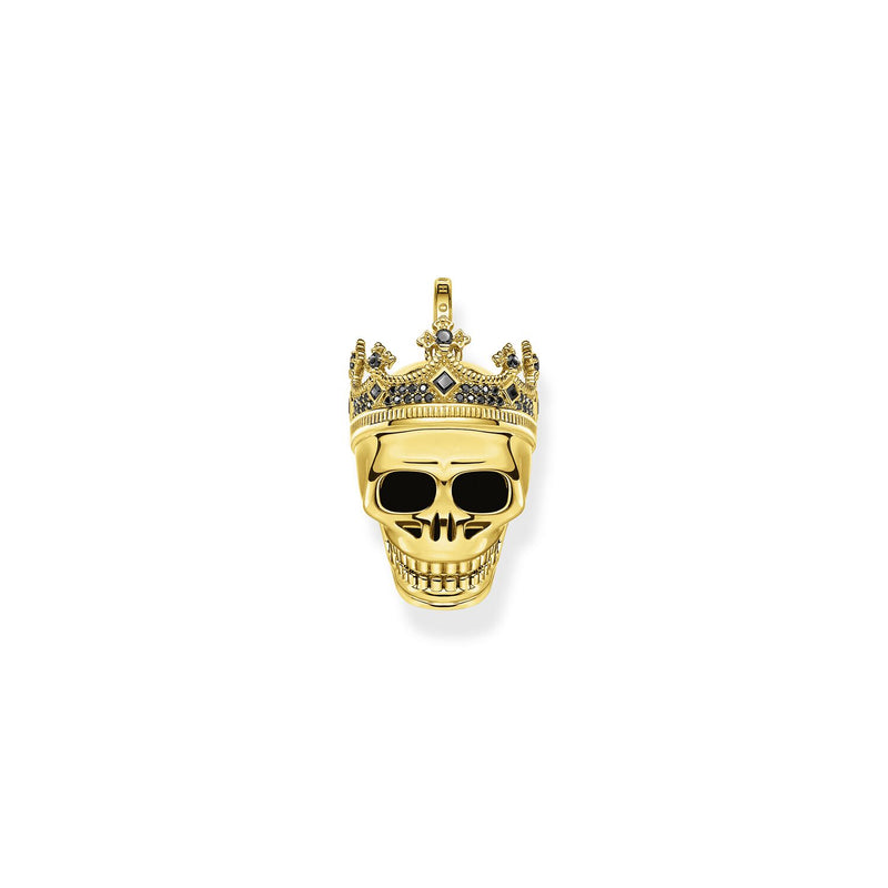 Gold skull Pendant Set