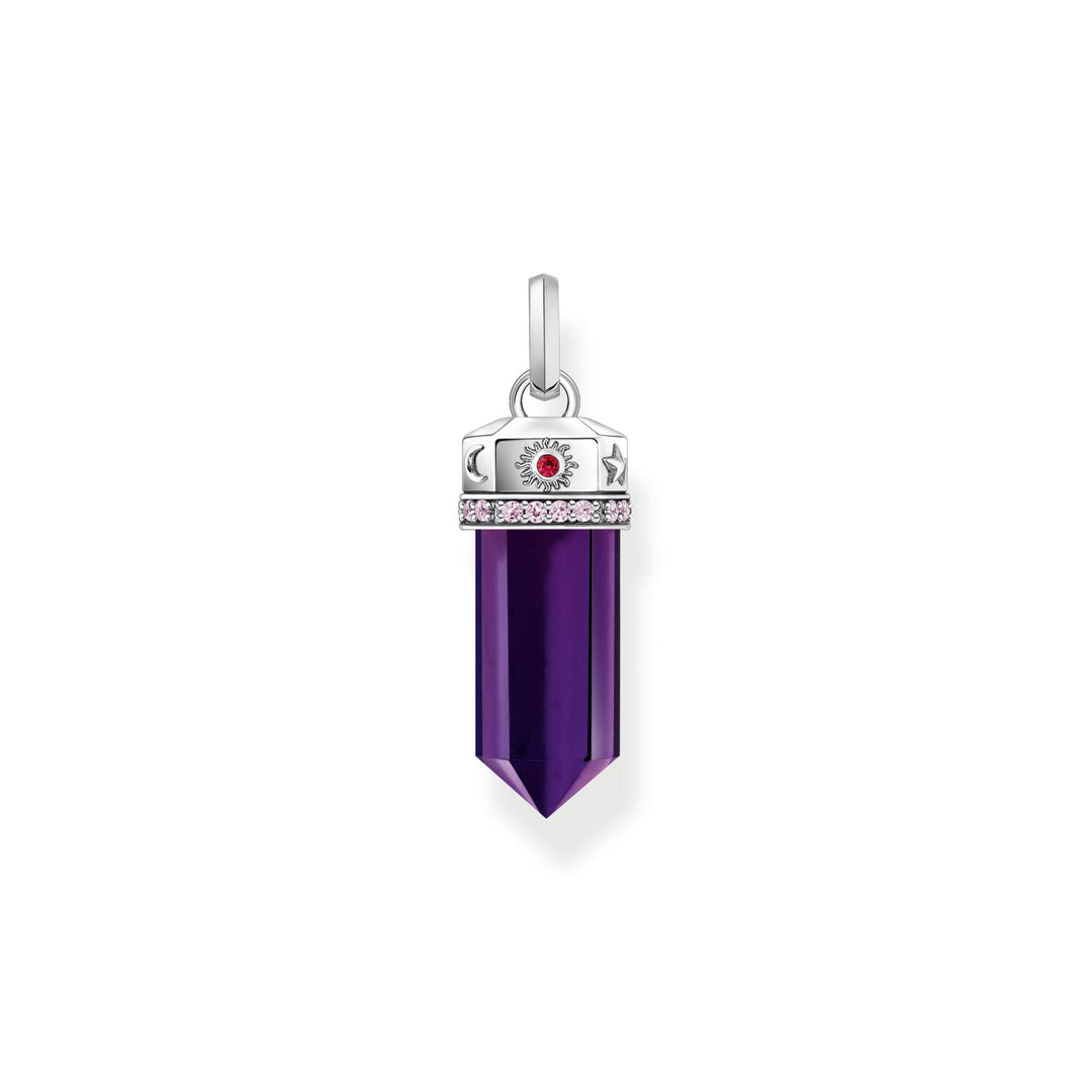 Pendant with imitation amethyst | THOMAS SABO Australia