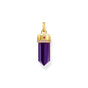 Gold Cosmic Pendant with imitation amethyst | THOMAS SABO Australia