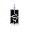 Cosmic Pendant with a snake, black cold enamel and various stones | THOMAS SABO Australia