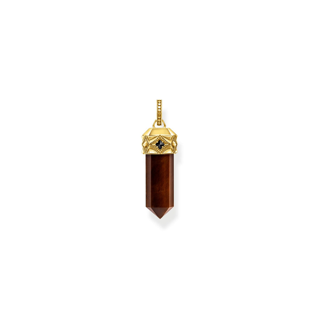 Crystal pendant made from red tiger&