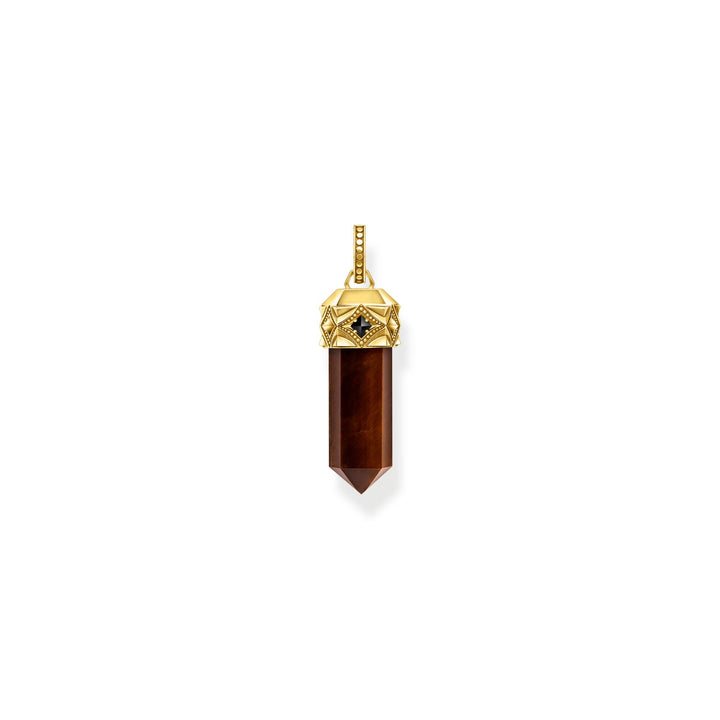 Crystal pendant made from red tiger&