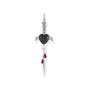 Sword pendant with black and red stones | THOMAS SABO Australia