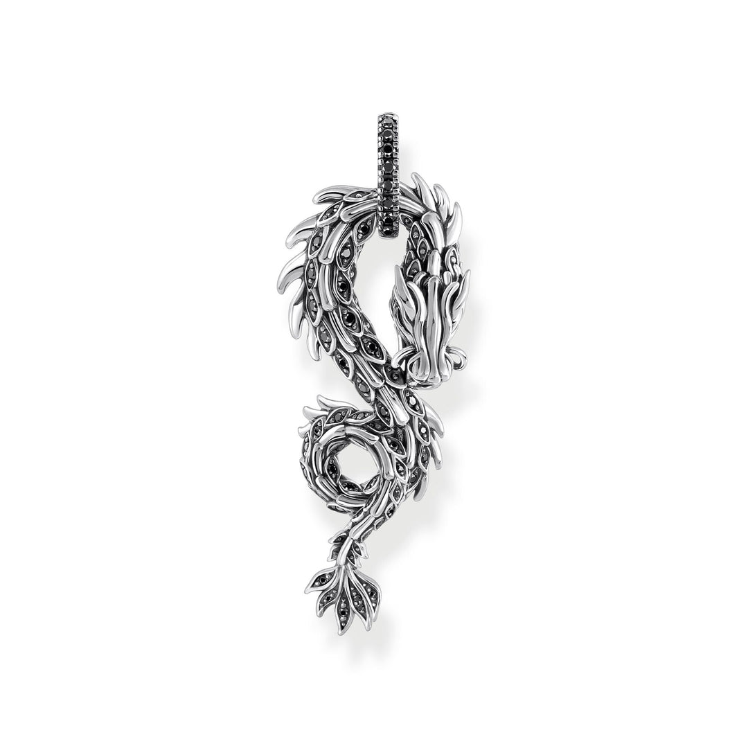 Large Dragon pendant with black zirconia  | THOMAS SABO Australia