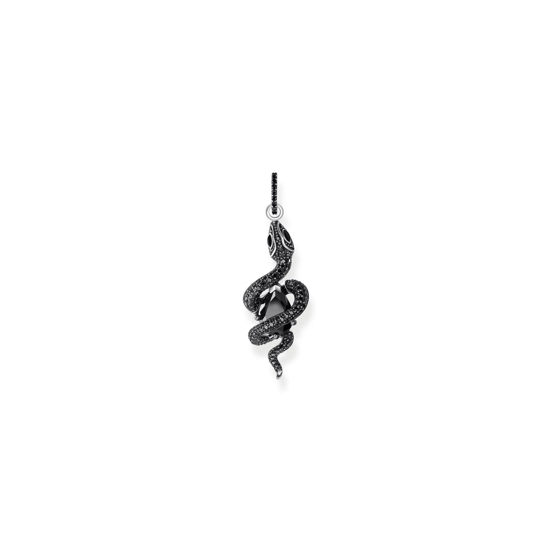 Snake pendant with black zirconia | THOMAS SABO Australia