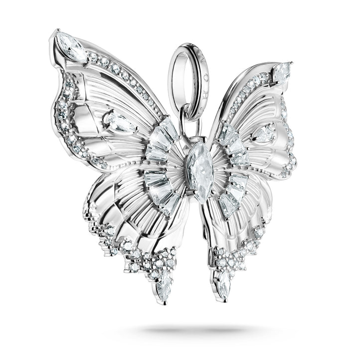 Silver Pendant Butterfly Paradise with stones | THOMAS SABO Australia