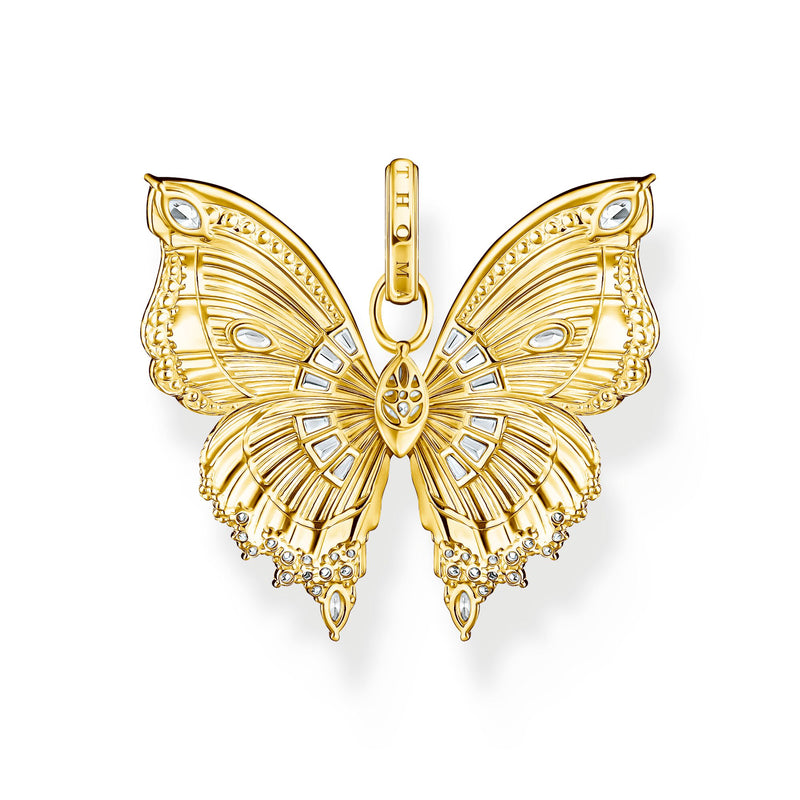 Butterfly Paradise Pendant in Gold