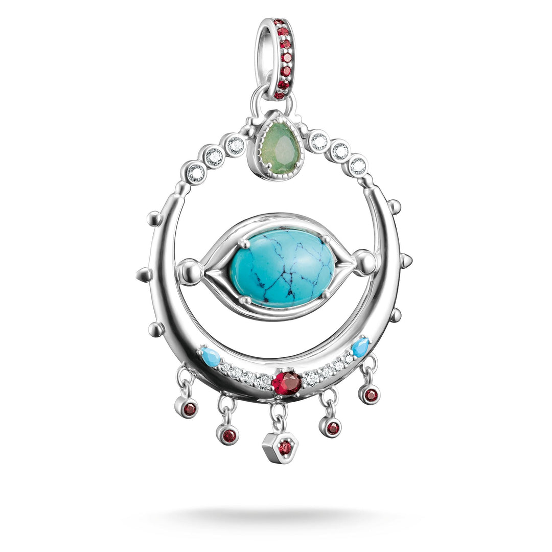 Eye Amulet Pendant with Oval Imitation Turquoise Elyndra | THOMAS SABO Australia